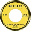 I’m Gonna Sit Right Down And Cry (Over You), Roy Hamilton, Epic 5-9015: original record label