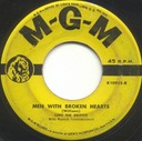 Men With Broken Hearts 45 rpm, Luke The Drifter (Hank Williams), MGM K10932: original recording label