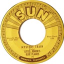 Mystery Train 45 rpm, Little Junior’s Blue Flames, Sun 192: original recording label