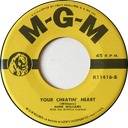 Your Cheatin' Heart, Hank Williams, 45rpm MGM K11416-B: original recording label