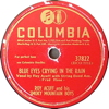 Original Recording Label of Blue Eyes Crying In The Rain by Roy Acuff and His Smokey Mountain Boys