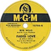 Original Recording Label of Faded Love by Bob Wills And His Texas Playboys