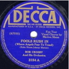 Original Recording Label of Fools Rush In (Where Angels Fear To Tread) by Bob Crosby and His Orchestra