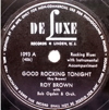 Original Recording Label of Good Rockin' Tonight by Roy Brown with The Bob Ogden Orchestra