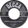 Original Recording Label of I Believe In The Man In The Sky by Bill Kenny