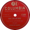 Original Recording Label of So High by Golden Gate Quartet