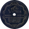 Original Recording Label of Winter Wonderland by Richard Himber and His Ritz-Carlton Orchestra