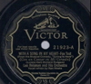 Original Recording Label of With A Song In My Heart by Leo Reisman and His Orchestra